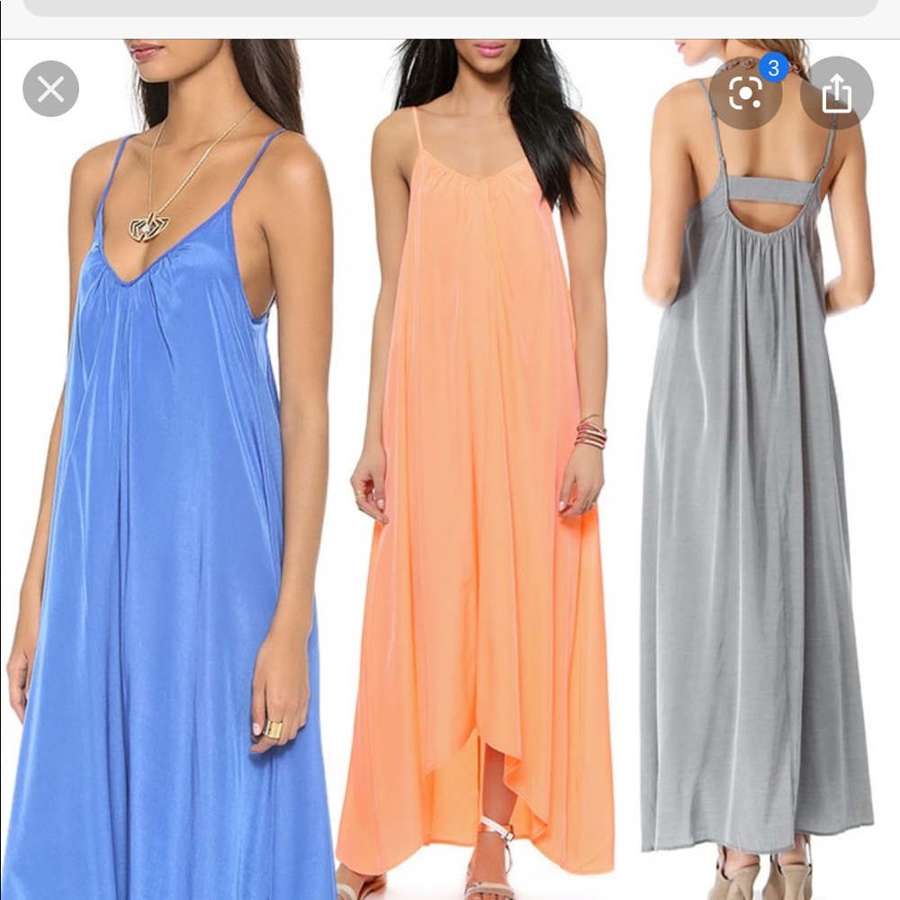 Spaghetti strap maxi dress